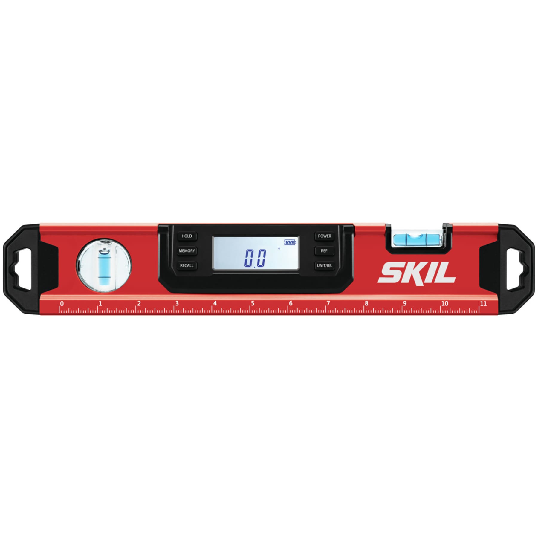 Nivel de línea/superficie magnético de aluminio SKIL de 12 pulgadas con 2 burbujas LV941801