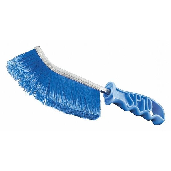 Cepillo Tanis 9-5/8" SPID Brush, Acero Recubierto de PVC Suave, Mango de Vástago - 71440
