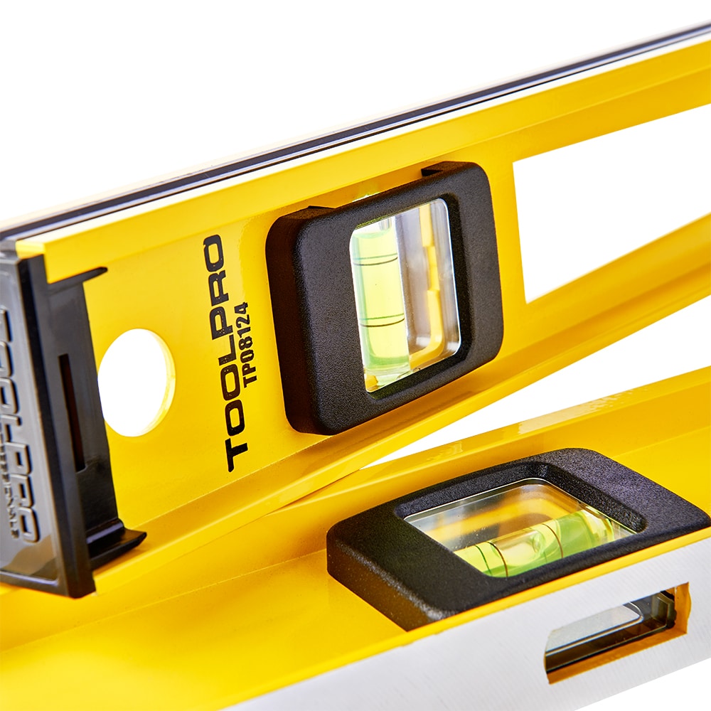 Nivel de aluminio en forma de I magnético de 72 pulgadas ToolPro TP08172
