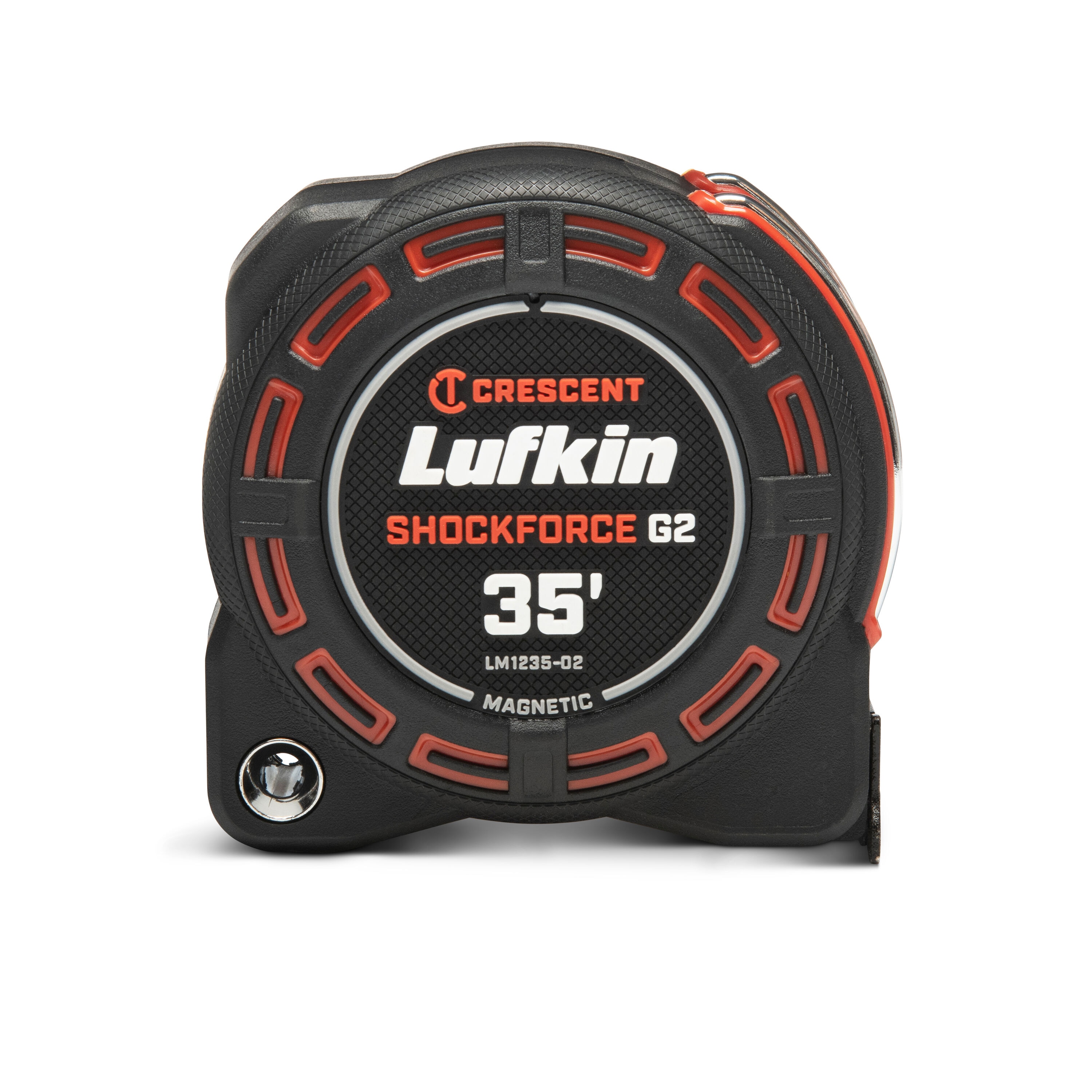 Cinta métrica magnética Crescent Lufkin Shockforce G2 de 35 pies LM1235-02