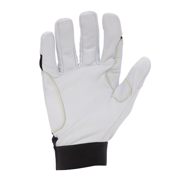 Guantes de carnaza 212 Performance con palma resistente a cortes y tela en negro ANSI Nivel A5, Talla Mediana - LPC5A-0509