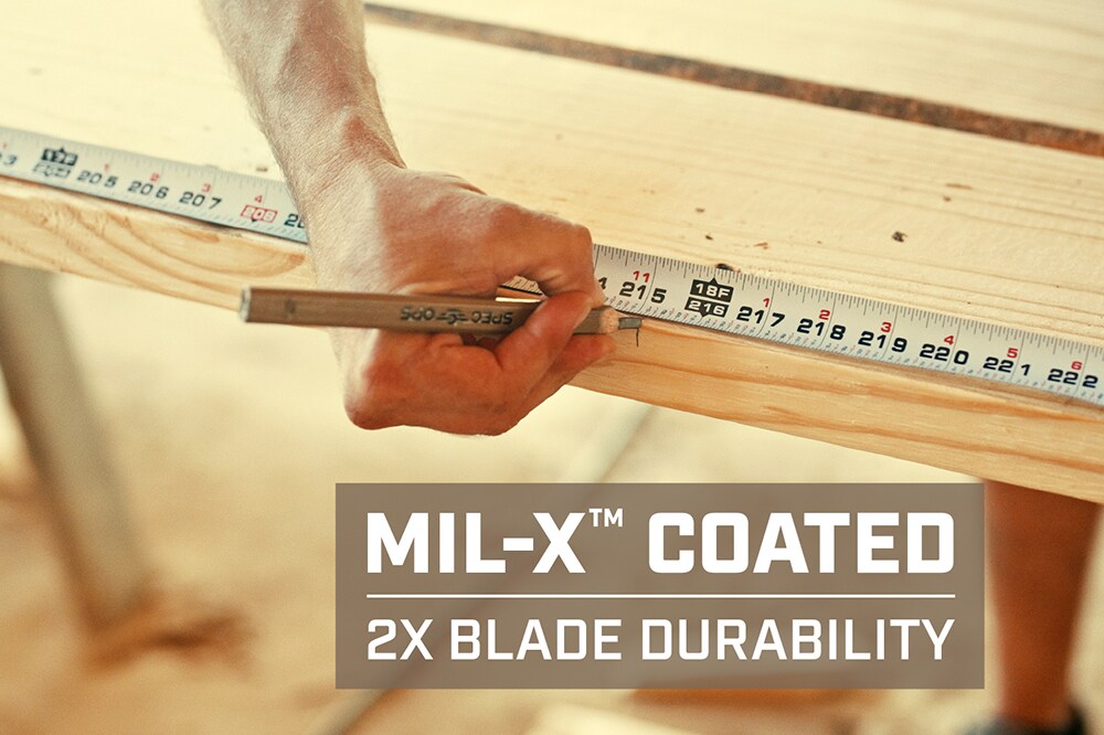 Cintas Métricas Spec Ops Tools, TM16 y 2 TM25, Paquete de 3, VP - 2 Paquetes de 16 pies 25 pies Cinta Métrica de Bloqueo Automático SPEC-TM16-TM25-2PK