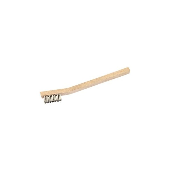 El Cepillo Manija de Madera Dobladada para Rascar, con Relleno de Acero Inoxidable, 36 Piezas - 8138SS