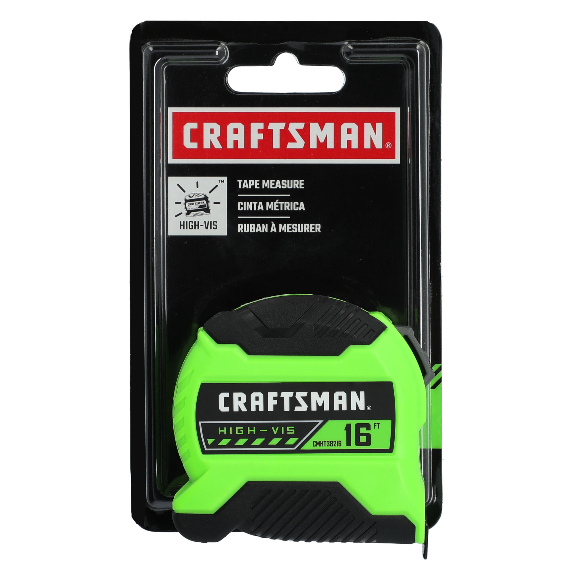 Cinta métrica de 16 pies CRAFTSMAN HI-VIS CMHT38216S