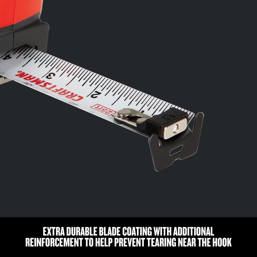 Cinta métrica magnética CRAFTSMAN PROREACH de 25 pies CMHT37665S
