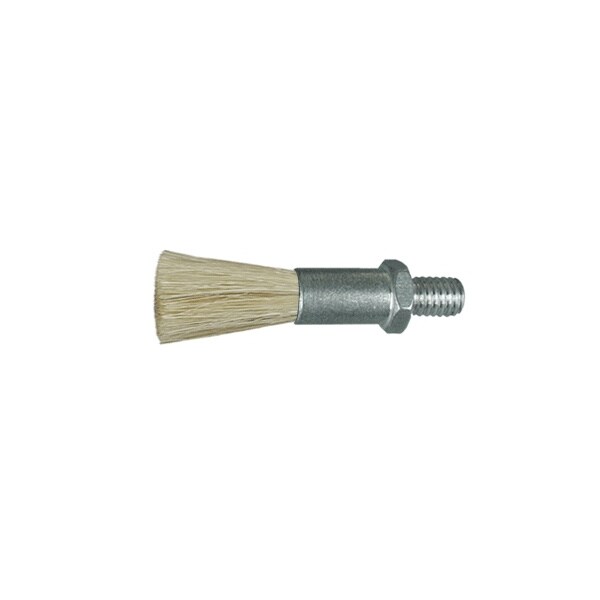 Gordon Brush 1" D Cuerpo, Relleno de Crin de Caballo, Orificio de .125", Rosca Macho, Cepillo con Flujo a Través - 901715HH