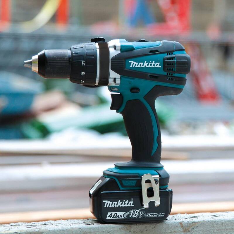Makita 18V 4.0Ah LXT Lithium-Ion 1/2 in. Cordless Driver-Drill Kit - XFD03M

Traducción: Kit de destornillador-taladro inalámbrico Makita de 18V 4.0Ah LXT de 1/2 pulgadas con batería de ion de litio - XFD03M