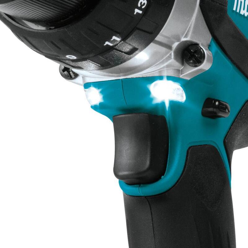 Makita 18V 4.0Ah LXT Lithium-Ion 1/2 in. Cordless Driver-Drill Kit - XFD03M

Traducción: Kit de destornillador-taladro inalámbrico Makita de 18V 4.0Ah LXT de 1/2 pulgadas con batería de ion de litio - XFD03M