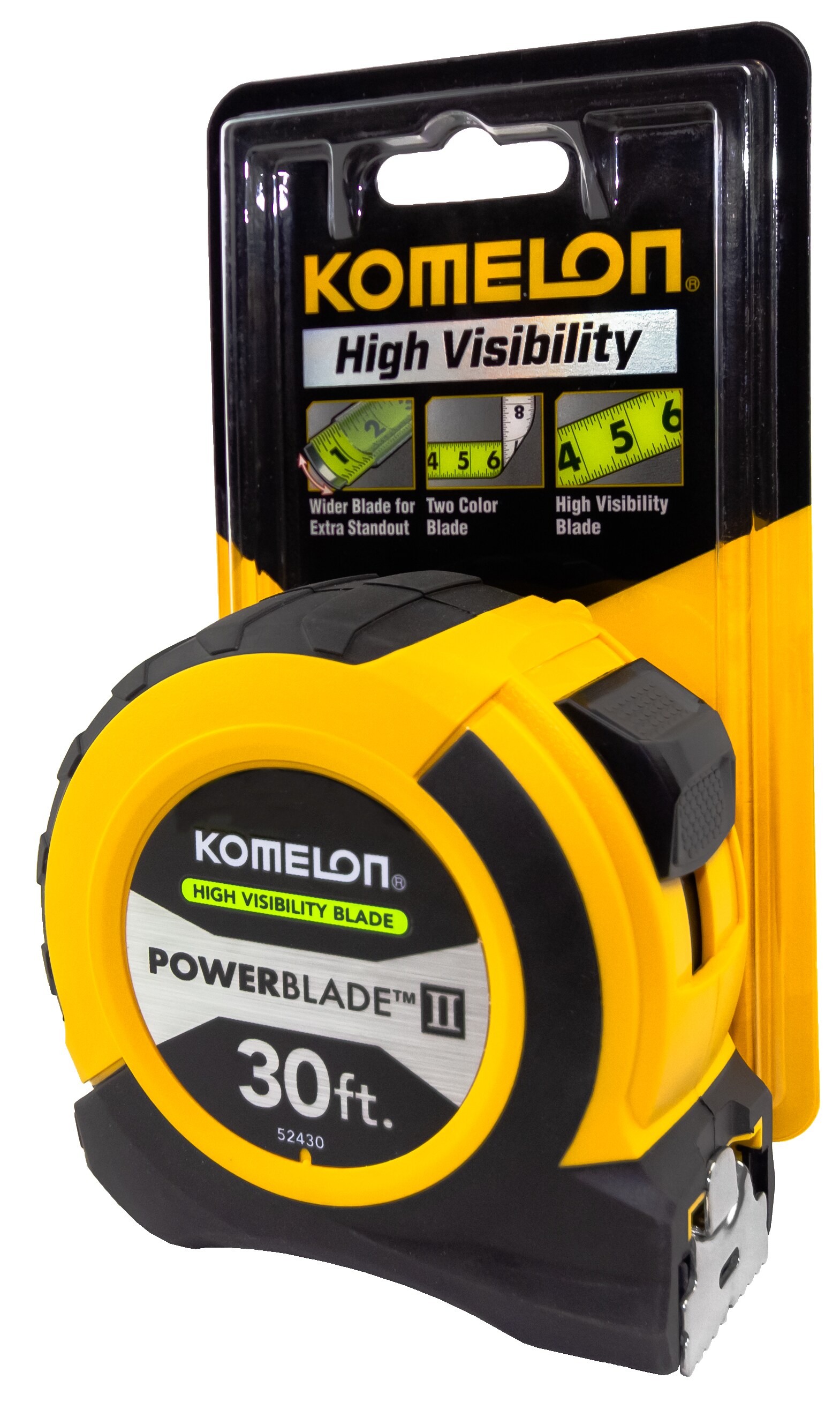 Cinta métrica de 30 pies Komelon Powerblade II 52430