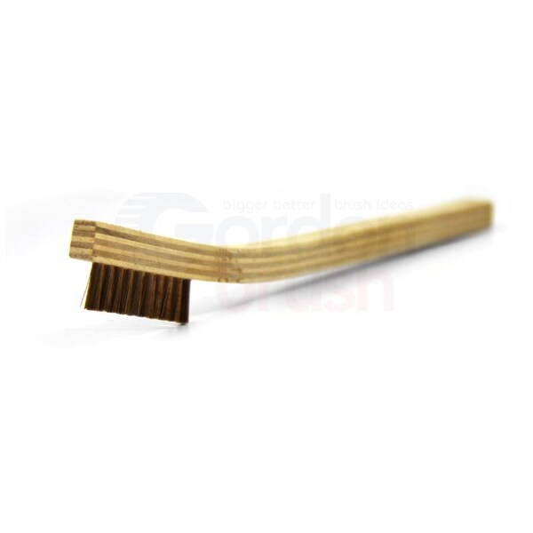 Cepillo Gordon Brush 3x7 Fila 0.006" SS 0.006" Cerdas de Bronce Fosforado Mango de Plástico - 11PBPG-12