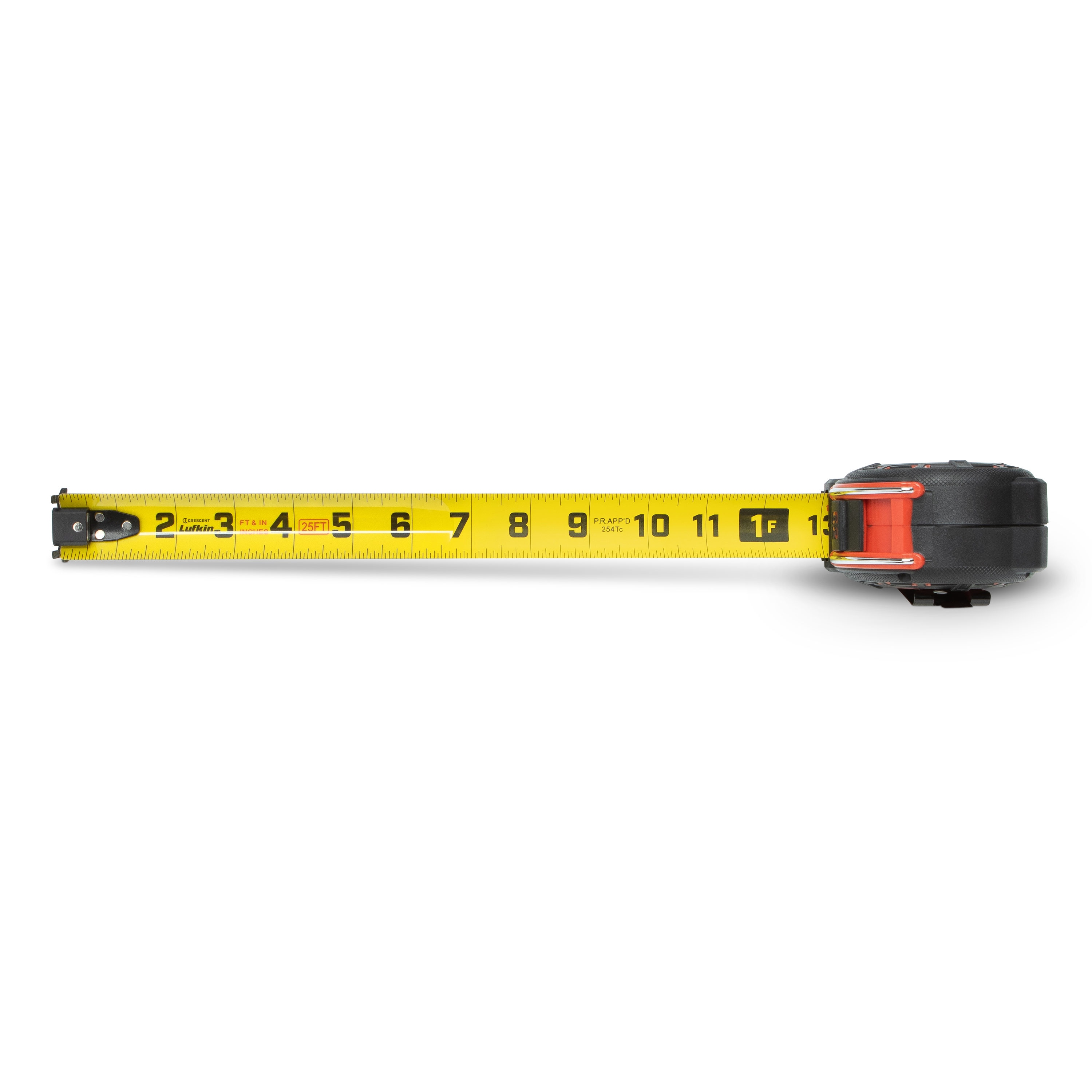 Cinta métrica magnética Crescent Lufkin Shockforce G2 de 25 pies LM1225-02