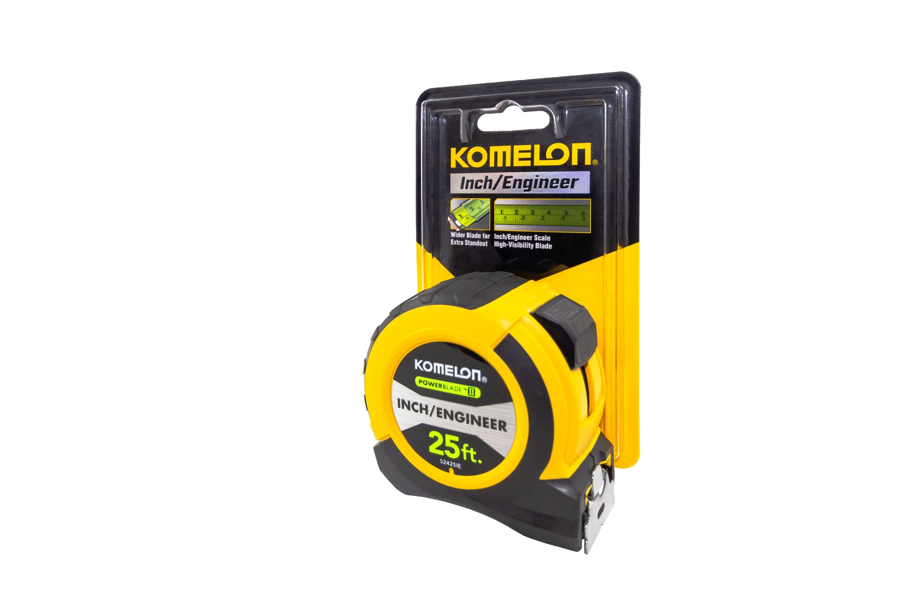 Cinta métrica Komelon Powerblade II de 25 pies 52425IE