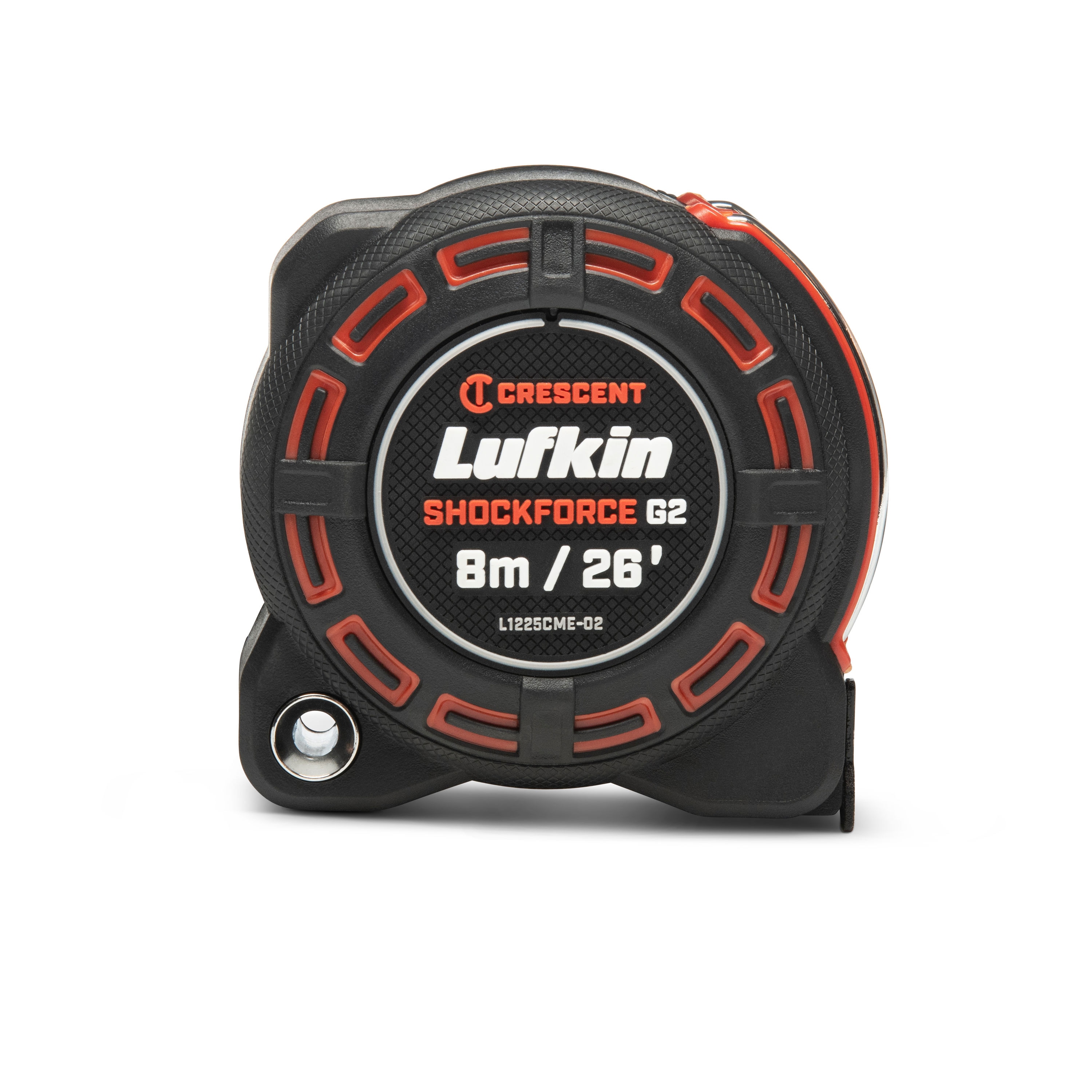 Calibrador de cinta Crescent Lufkin Shockforce G2 8m/26-pies modelo L1225CME-02