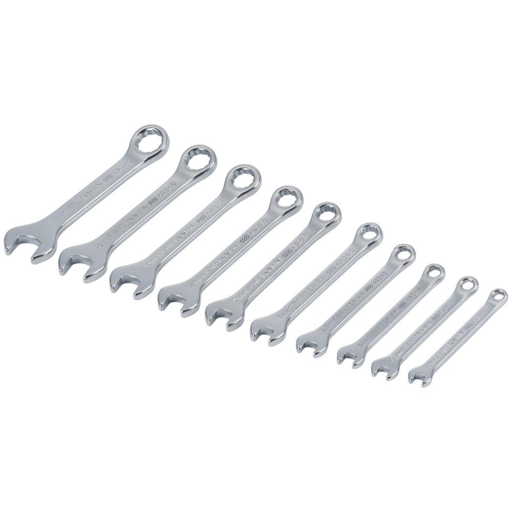 Juego de 10 piezas de Llaves Combinadas Métricas Estándar de 12 Puntos CRAFTSMAN con Estuche Suave CMMT42339