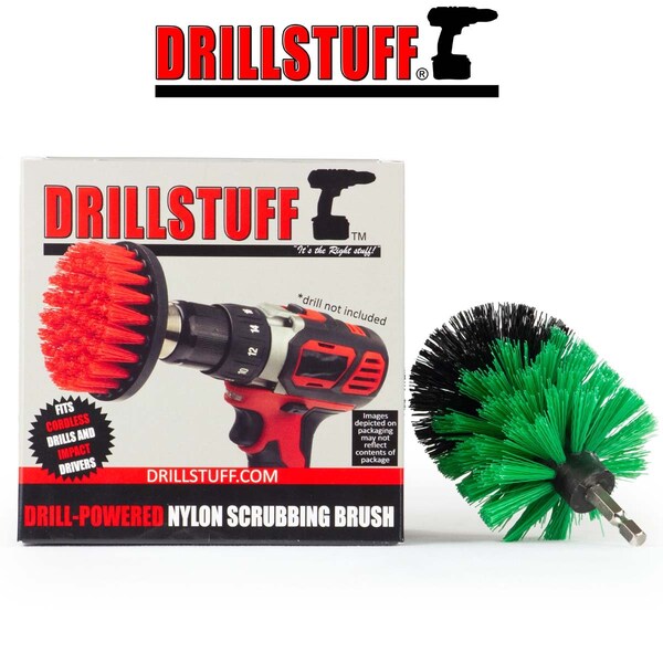 Accesorios de cocina Drillstuff - Suministros de limpieza - Cepillo para taladro - Estufa - Horno - G-M-QC-DS