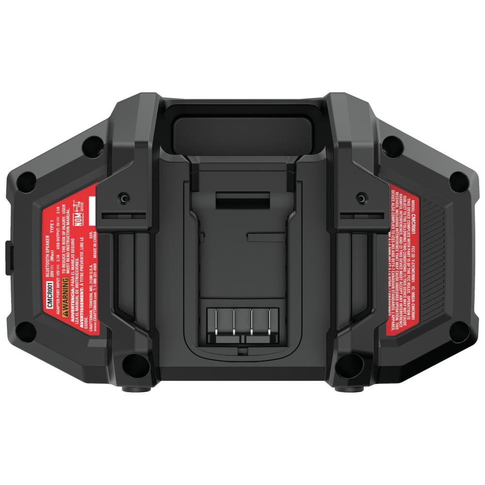 Altavoz para sitio de trabajo inalámbrico con Bluetooth CRAFTSMAN V20 20-volt max CMCR001B-10