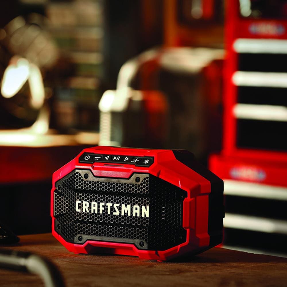 Altavoz para sitio de trabajo inalámbrico con Bluetooth CRAFTSMAN V20 20-volt max CMCR001B-10