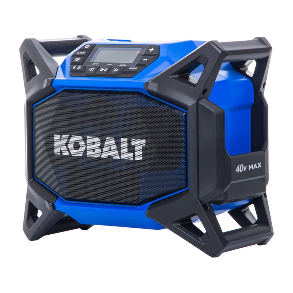 Radio para sitio de trabajo inalámbrico resistente al agua con Bluetooth Kobalt de 40 voltios KJR 1040-03