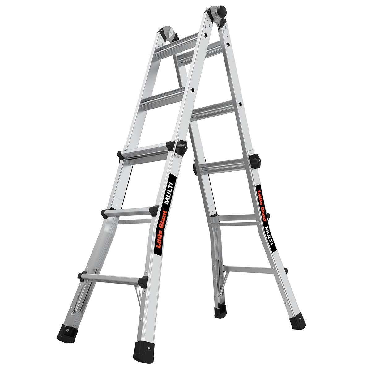 Escalera telescópica multi-posición de alcance de 14 pies Little Giant Ladders Multi M14 Tipo 1A - Capacidad de carga de 300 libras 16513-002