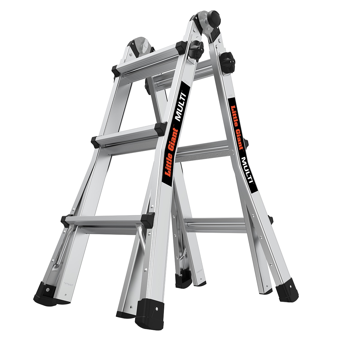 Escalera telescópica multi-posición de alcance de 14 pies Little Giant Ladders Multi M14 Tipo 1A - Capacidad de carga de 300 libras 16513-002