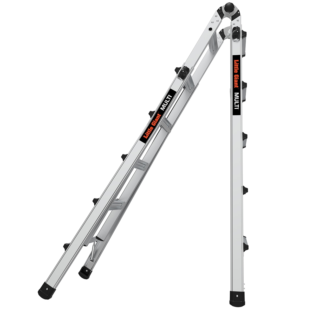 Escalera telescópica multiposición Little Giant Ladders Multi M22 con alcance de 22 pies y capacidad de carga de 300 lbs. Modelo 16522-002 - Tipo 1A