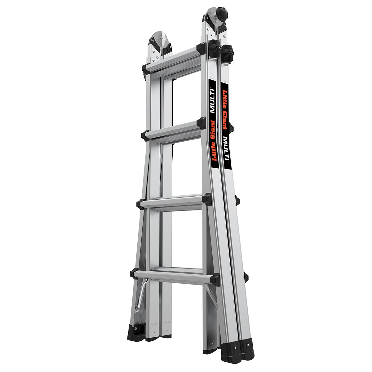 Escalera multifunción telescópica Little Giant Ladders M17 Multi, alcanza 18 pies, Tipo 1A - Capacidad de carga de 300 libras 16517-002