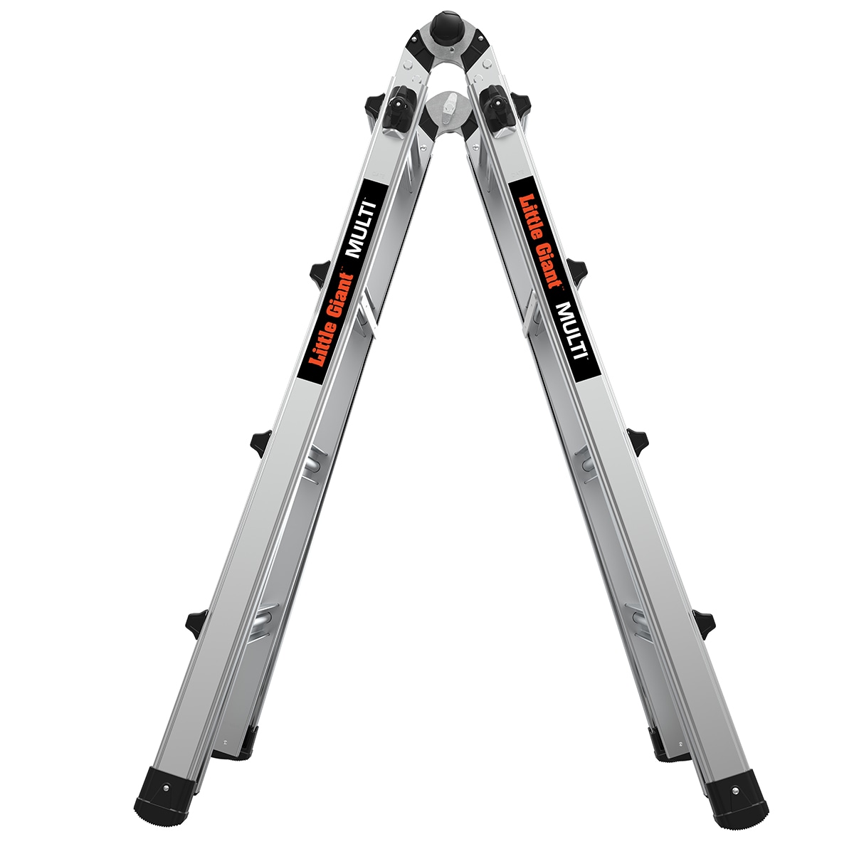 Escalera multifunción telescópica Little Giant Ladders M17 Multi, alcanza 18 pies, Tipo 1A - Capacidad de carga de 300 libras 16517-002