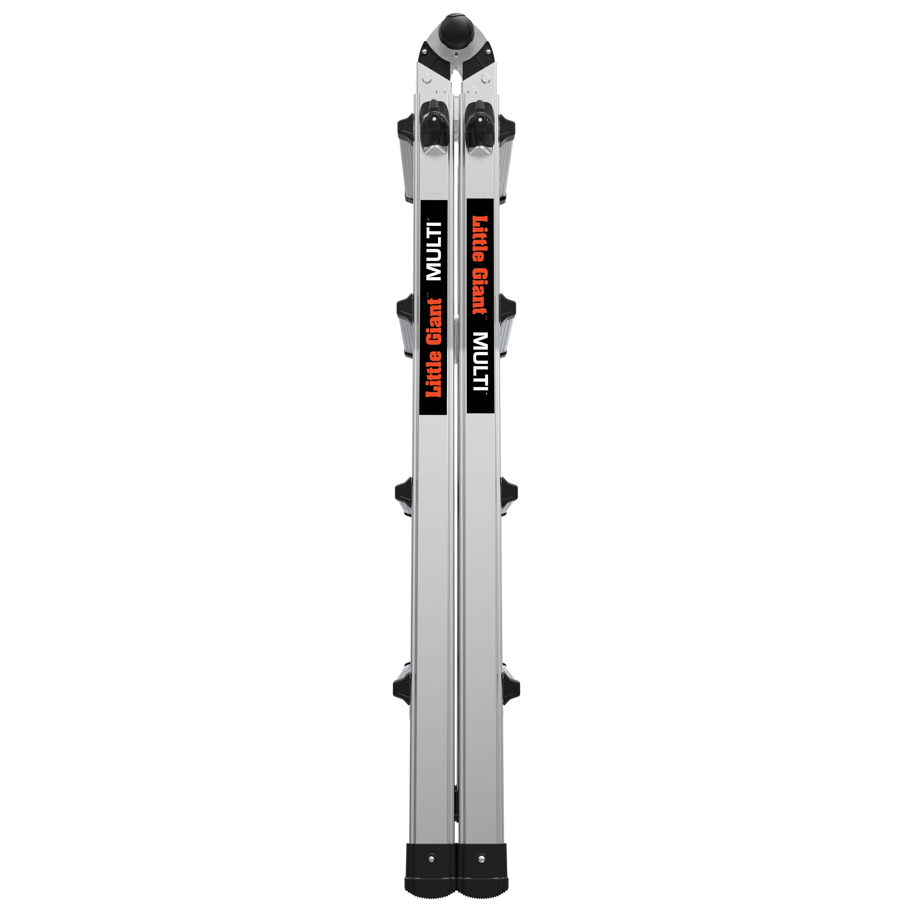 Escalera multifunción telescópica Little Giant Ladders M17 Multi, alcanza 18 pies, Tipo 1A - Capacidad de carga de 300 libras 16517-002