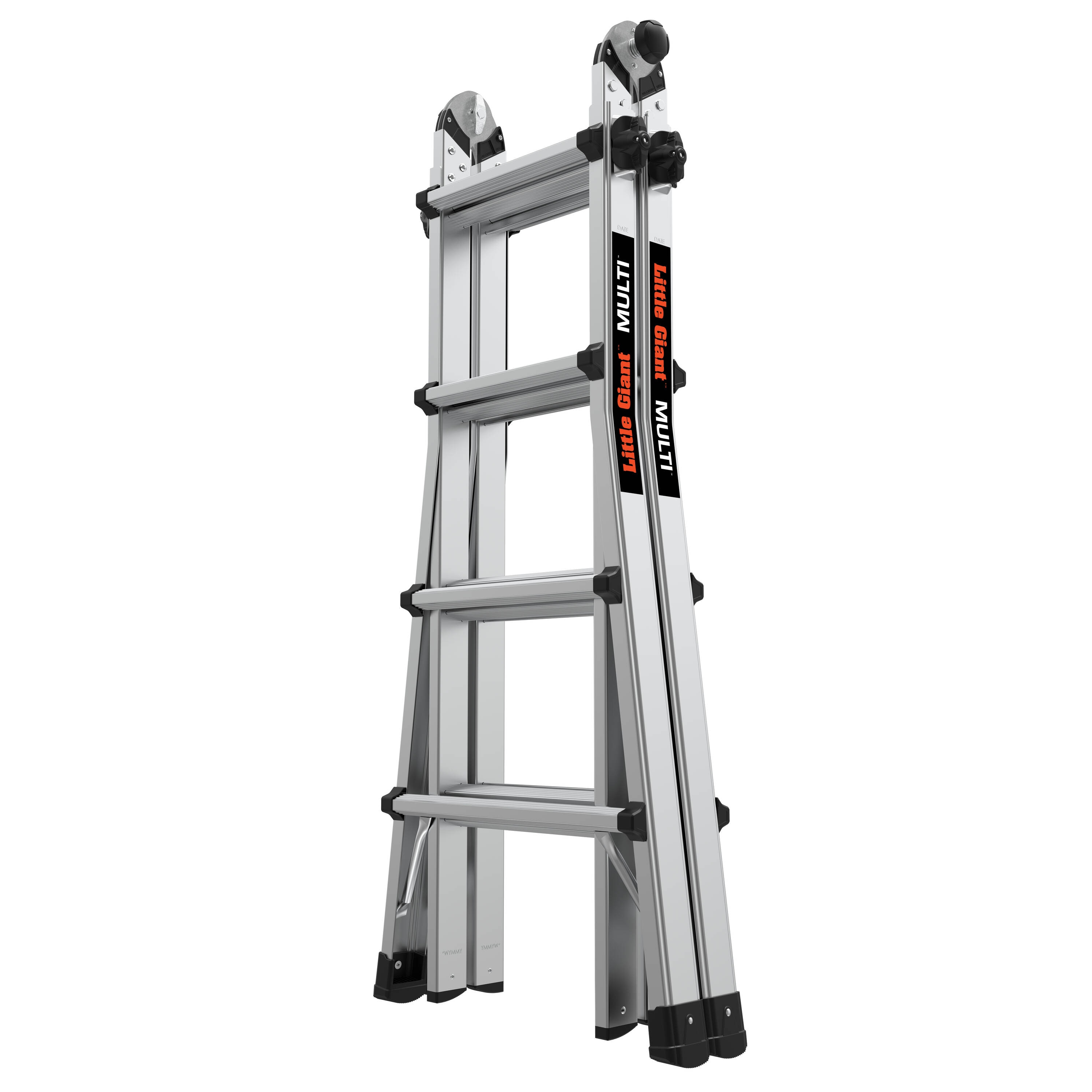Escalera multifunción telescópica Little Giant Ladders M17 Multi, alcanza 18 pies, Tipo 1A - Capacidad de carga de 300 libras 16517-002