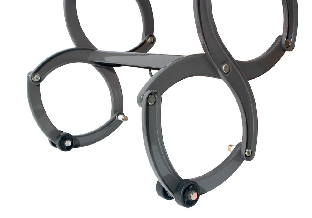 Escalera de tijera para ático de acero FAKRO 8.17-9.17 pies (Apertura bruta: 22.5 pulgadas x 31.5 pulgadas) con capacidad de 350 lbs. Modelo 66875.
