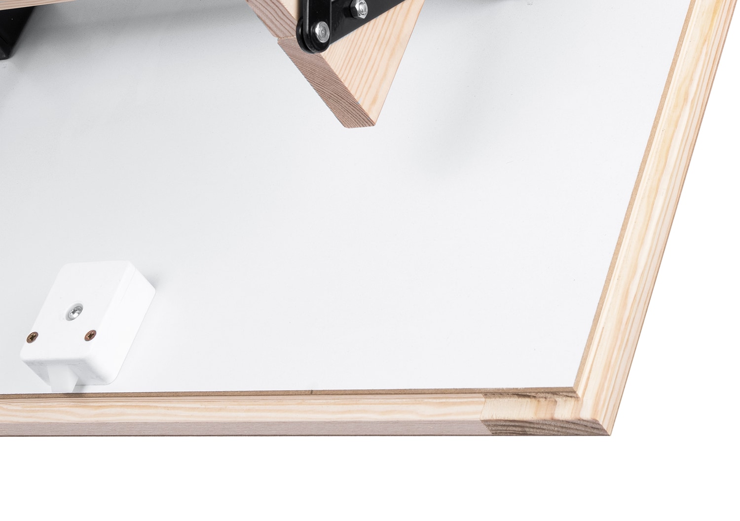 Escalera de ático plegable de madera STAIRLUXE con aislamiento de 7 pies a 10.83 pies (apertura bruta: 22.44 pulgadas x 48.03 pulgadas) con capacidad de 352 libras LALLE4721130