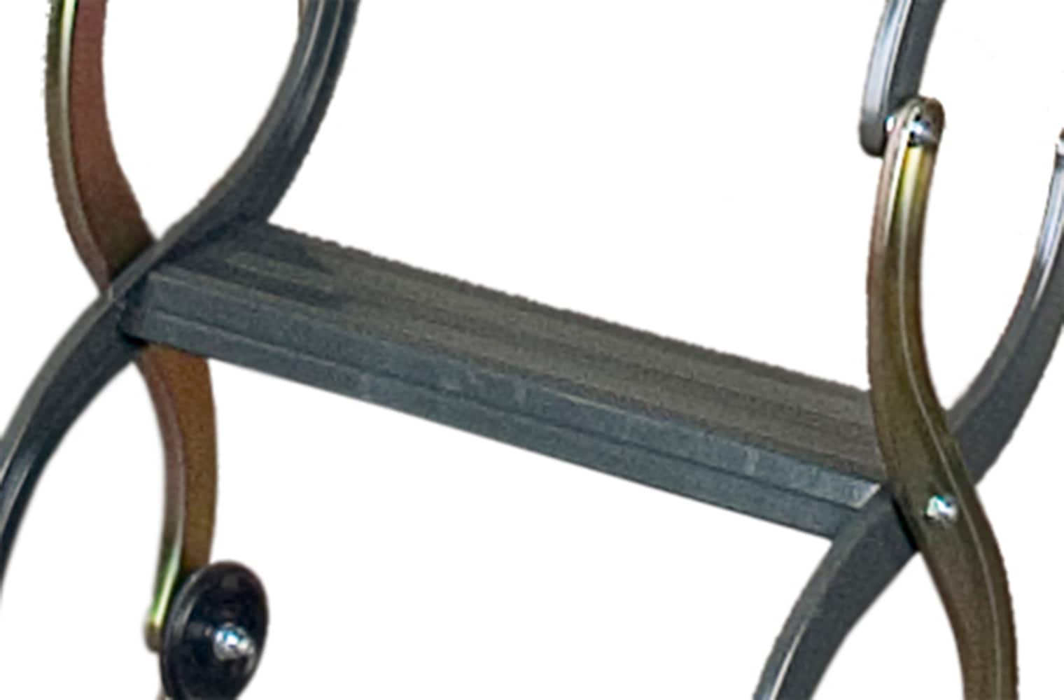 Escalera de tijera para ático de acero FAKRO de 7.83 a 9.85 pies (abertura bruta: 25 pulgadas x 47 pulgadas) con capacidad de 350 lb Modelo 66859.