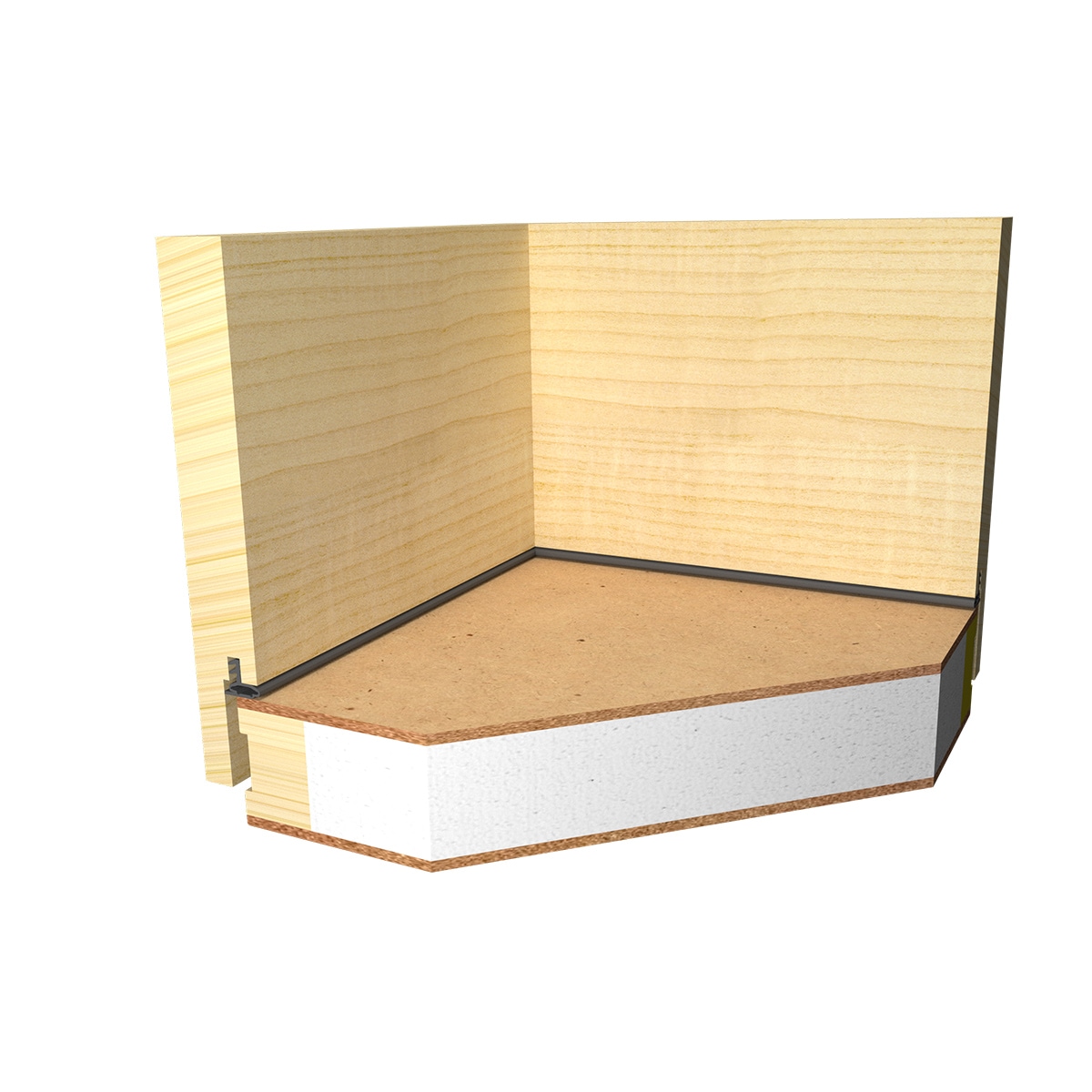 Escalera de ático plegable de madera FAKRO de 7.83 pies a 10.08 pies (apertura bruta: 30 pulgadas x 54 pulgadas) con capacidad de 300 libras 66809