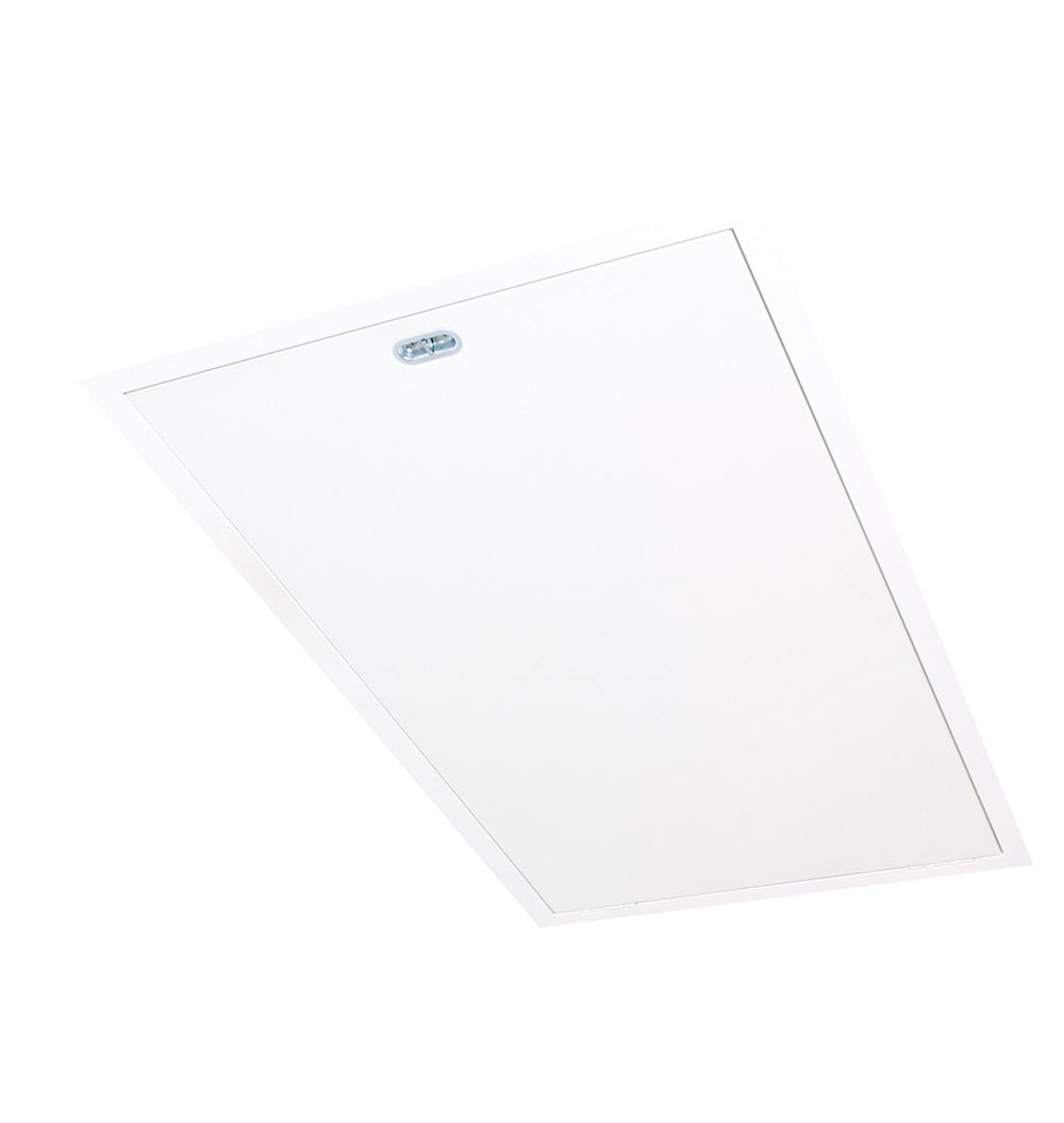 Escalera de tijera para áticos de acero FAKRO de 7.83 a 9.85 pies (Abertura bruta: 22.5 pulgadas x 47 pulgadas) con capacidad de 350 libras, modelo 66858.