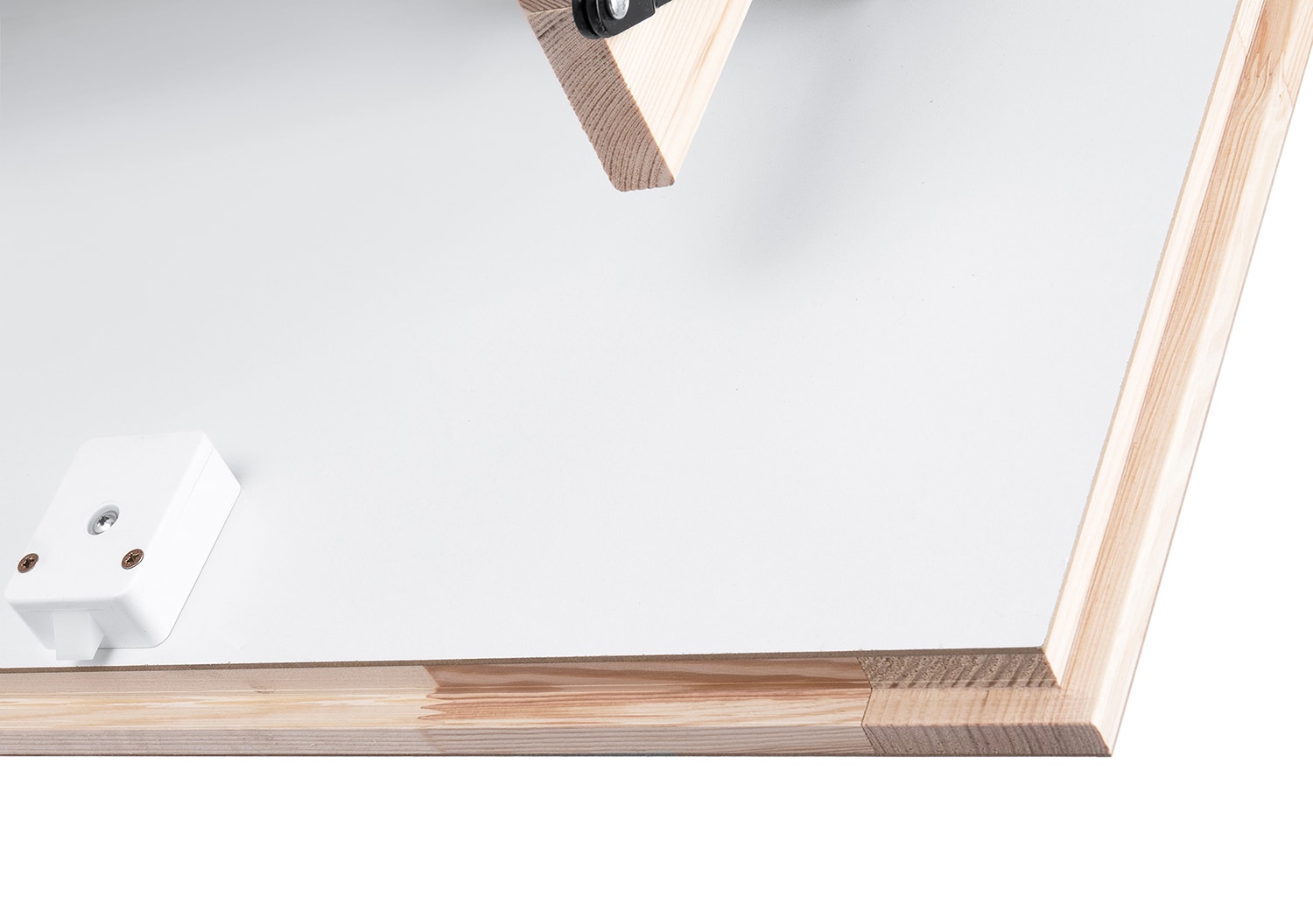 Escalera de ático plegable de madera aislada STAIRLUXE de 8 pies a 9.18 pies (Abertura bruta: 24.41 pulgadas x 48.03 pulgadas) con capacidad para 352 libras GLOB4723110