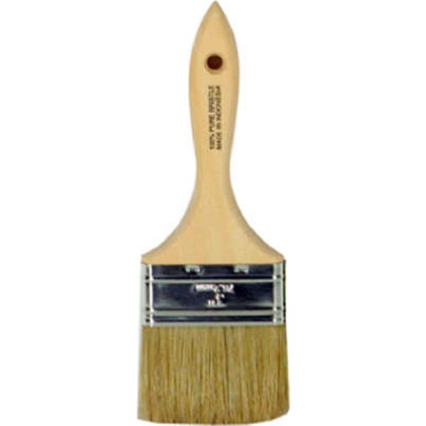 Brocha Shur-Line 700450019 de 3 pulgadas con mango de madera doble grueso, con cerdas blancas - SH574705
