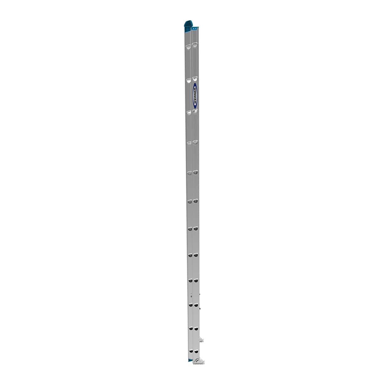 Escalera de extensión de aluminio Tipo 1 Werner D1300-2 de 24 pies (altura de alcance de 23 pies) con capacidad de carga de 250 lbs. Modelo D1324-2