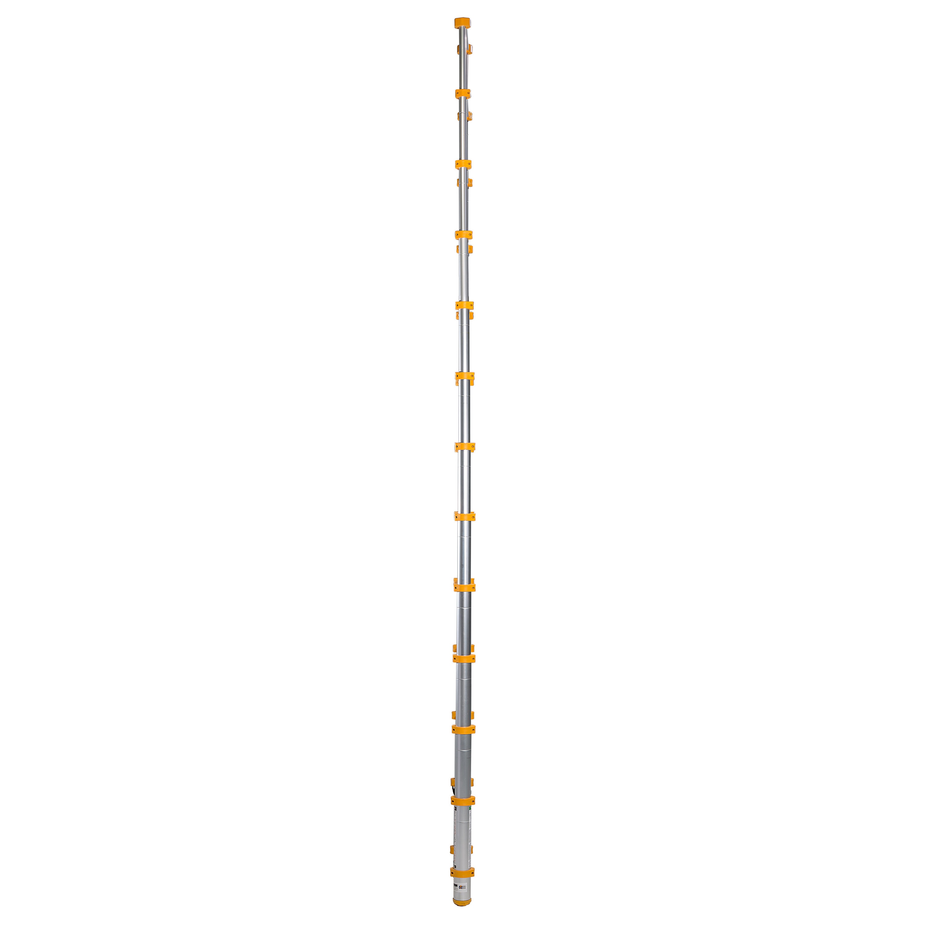 Escalera de extensión telescópica Xtend+Climb ANSI Certified 12.5 pies (16.5 pies de altura máxima) de aluminio tipo 1 con capacidad de carga de 250 lbs. Modelo 770P+.