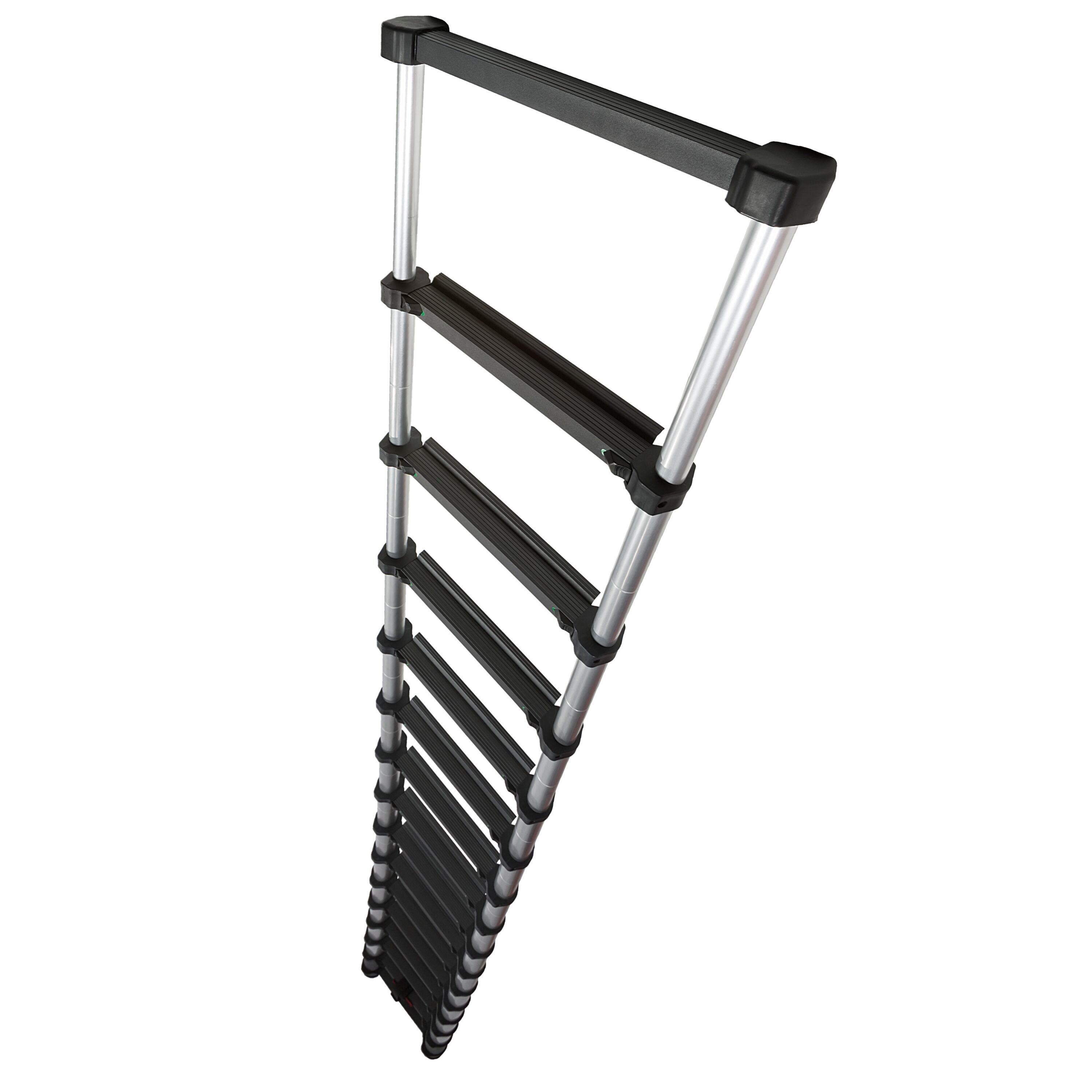 Escalera de extensión telescópica Xtend+Climb ANSI Certified de 15.5 pies (con alcance de altura de 19.5 pies) de aluminio Tipo 1A con capacidad de carga de 300 libras - Modelo CS155+/300