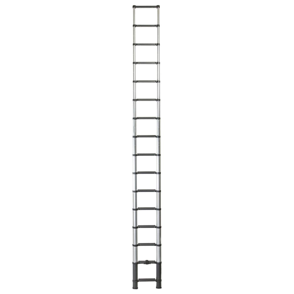 Escalera de extensión telescópica Xtend+Climb ANSI Certified de 15.5 pies (con alcance de altura de 19.5 pies) de aluminio Tipo 1A con capacidad de carga de 300 libras - Modelo CS155+/300