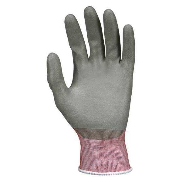 Guantes recubiertos resistentes al corte de Mcr Safety, nivel de corte A2, calibre 18, azules, Talla L - 9672DT2L