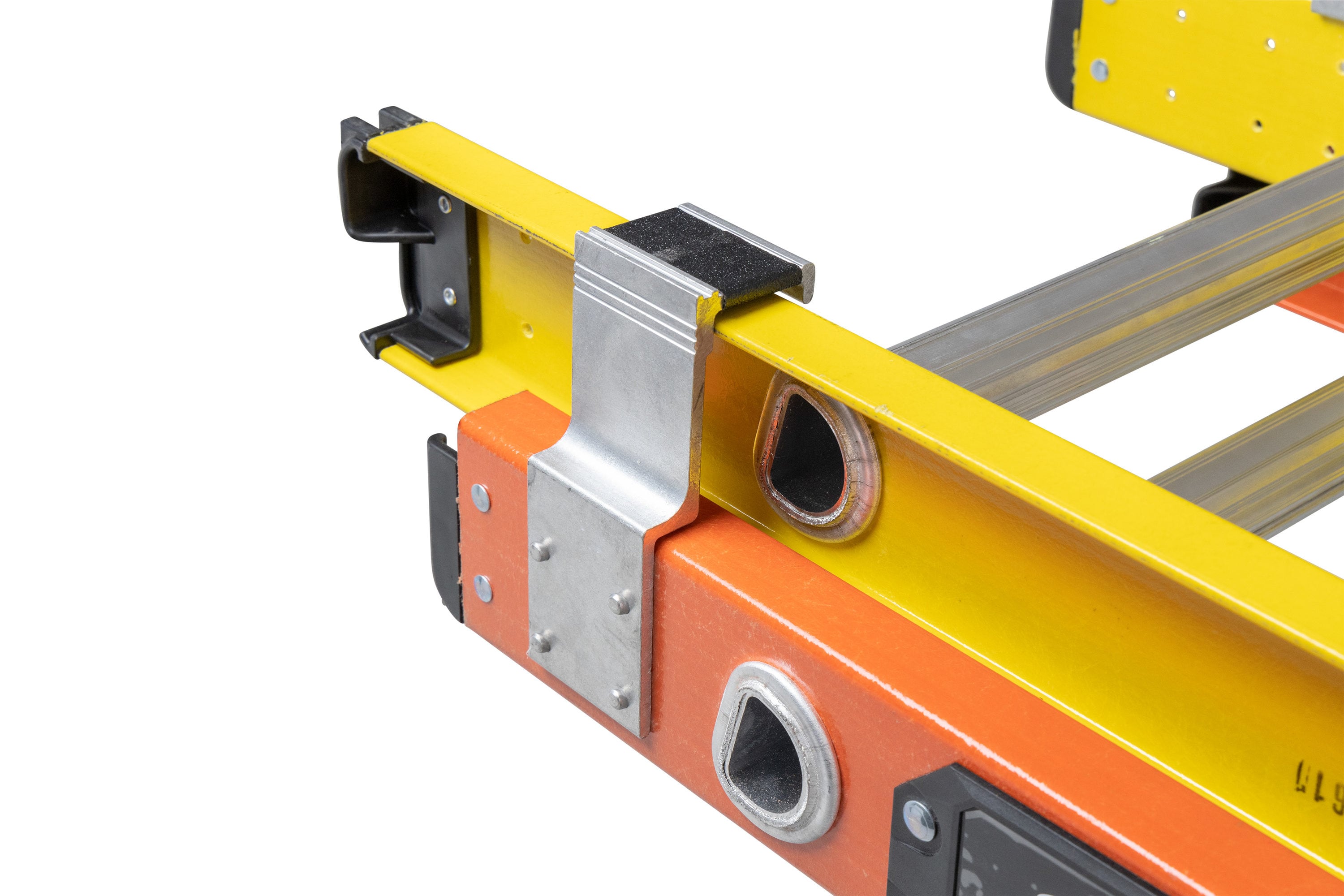 Escalera de extensión de fibra de vidrio tipo 1a con capacidad de carga de 300 lb Werner Glidesafe de 20 pies (19 pies de altura alcanzable) Modelo T6220-2GS