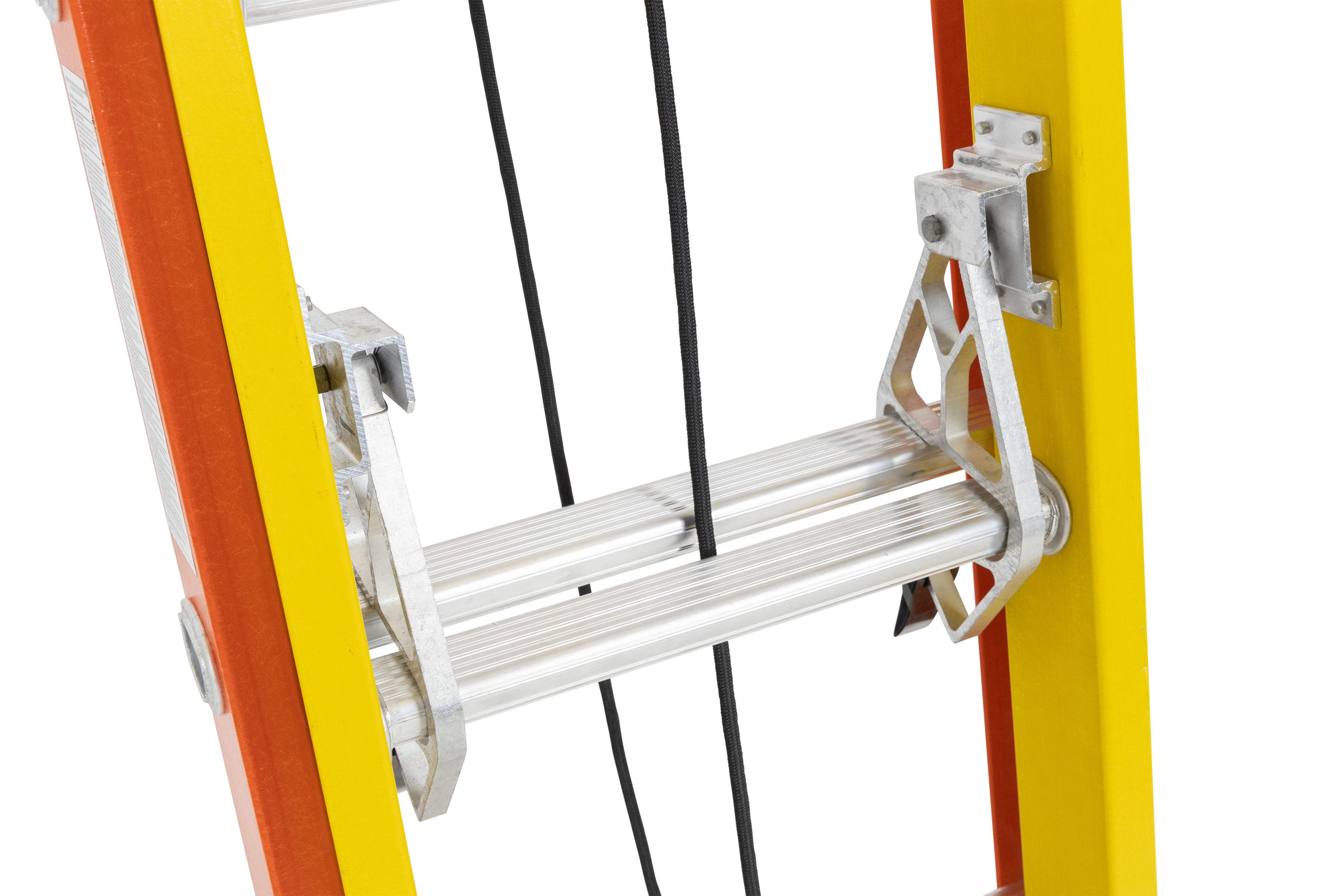 Escalera de extensión de fibra de vidrio tipo 1a con capacidad de carga de 300 lb Werner Glidesafe de 20 pies (19 pies de altura alcanzable) Modelo T6220-2GS