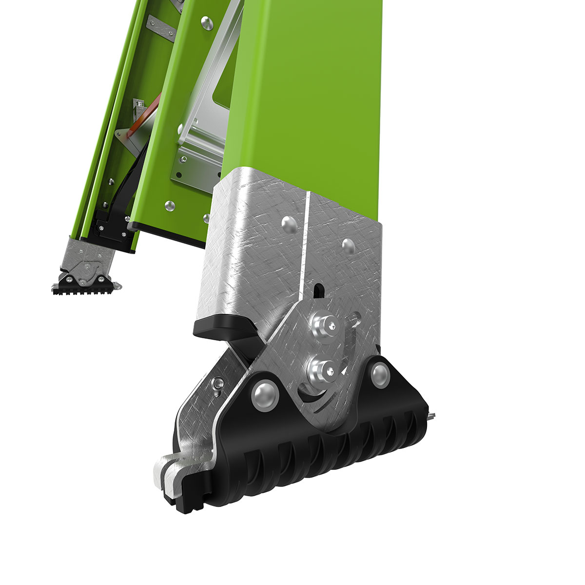 Escalera de extensión telescópica Little Giant Ladders Sumostance M16 16.0 pies (altura de alcance de 16.0 pies) Tipo 1AA de fibra de vidrio - Capacidad de carga de 375 lb. - Escalera de extensión telescópica 17216