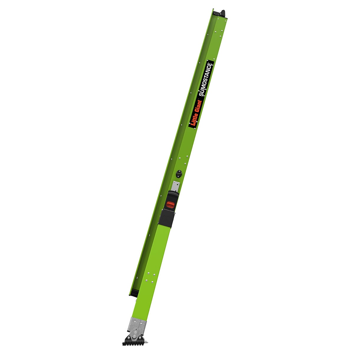 Escalera de extensión telescópica Little Giant Ladders Sumostance M16 16.0 pies (altura de alcance de 16.0 pies) Tipo 1AA de fibra de vidrio - Capacidad de carga de 375 lb. - Escalera de extensión telescópica 17216