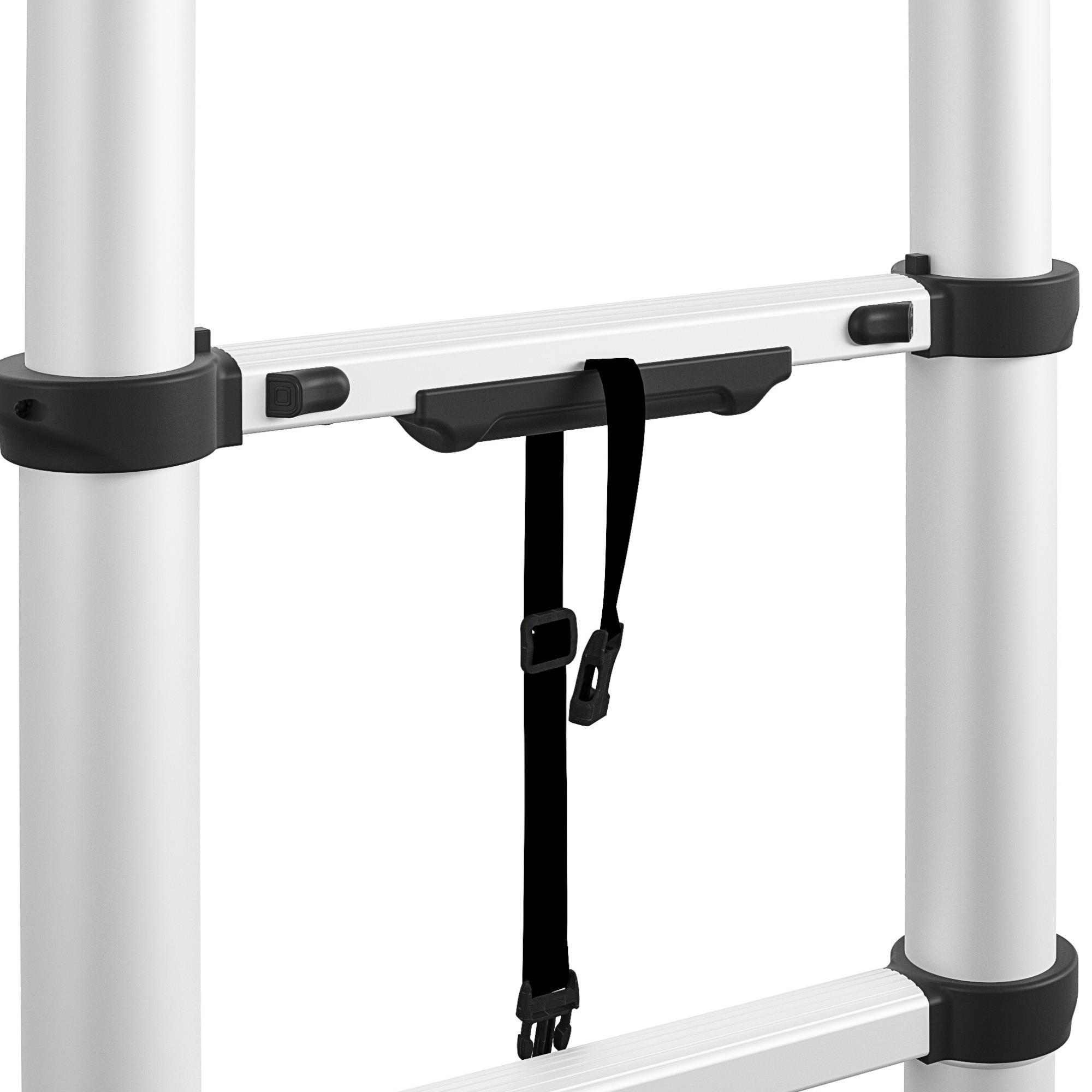 Escalera de extensión telescópica de aluminio Cosco SmartClose de 10.65 pies (14 pies de altura máxima) Tipo 1A - Capacidad de carga de 300 libras Escalera de extensión 20811T1ASE