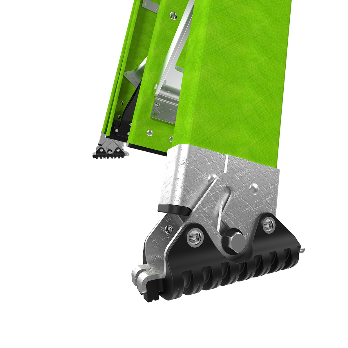 "Escalera de extensión telescópica Little Giant Ladders Sumostance M28 28.0 pies (27.5 pies de altura alcanzable) Tipo 1A de fibra de vidrio - Capacidad de carga de 300 lb. Escalera de extensión"
