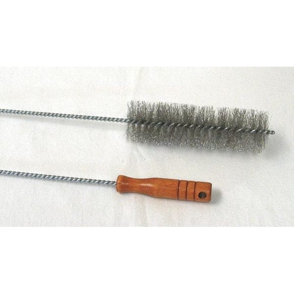 Cepillo para calderas Tough Guy Furnace, mango de 41 pulgadas de largo, cepillo de 7 pulgadas de largo, madera, alambre retorcido, 48 pulgadas de largo en total - 2VNA2