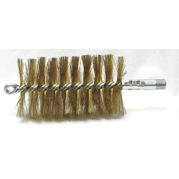 Cepillo para Tubos Tough Guy, Mango L No Aplicable, Cepillo de 4-1/2 pulgadas de Largo, Metal, 7 1/2 pulgadas de Largo en Total - 3EDJ6