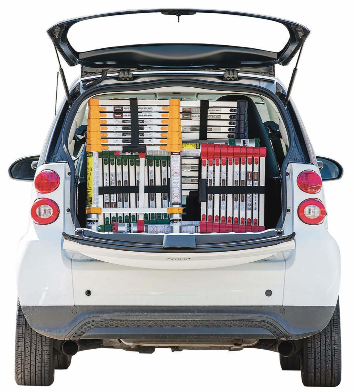 Escalera de extensión telescópica Xtend+Climb 785P+ de aluminio tipo 1 - Certificada por ANSI, 15.5 pies (altura de alcance de 19.5 pies) y capacidad de carga de 250 libras.